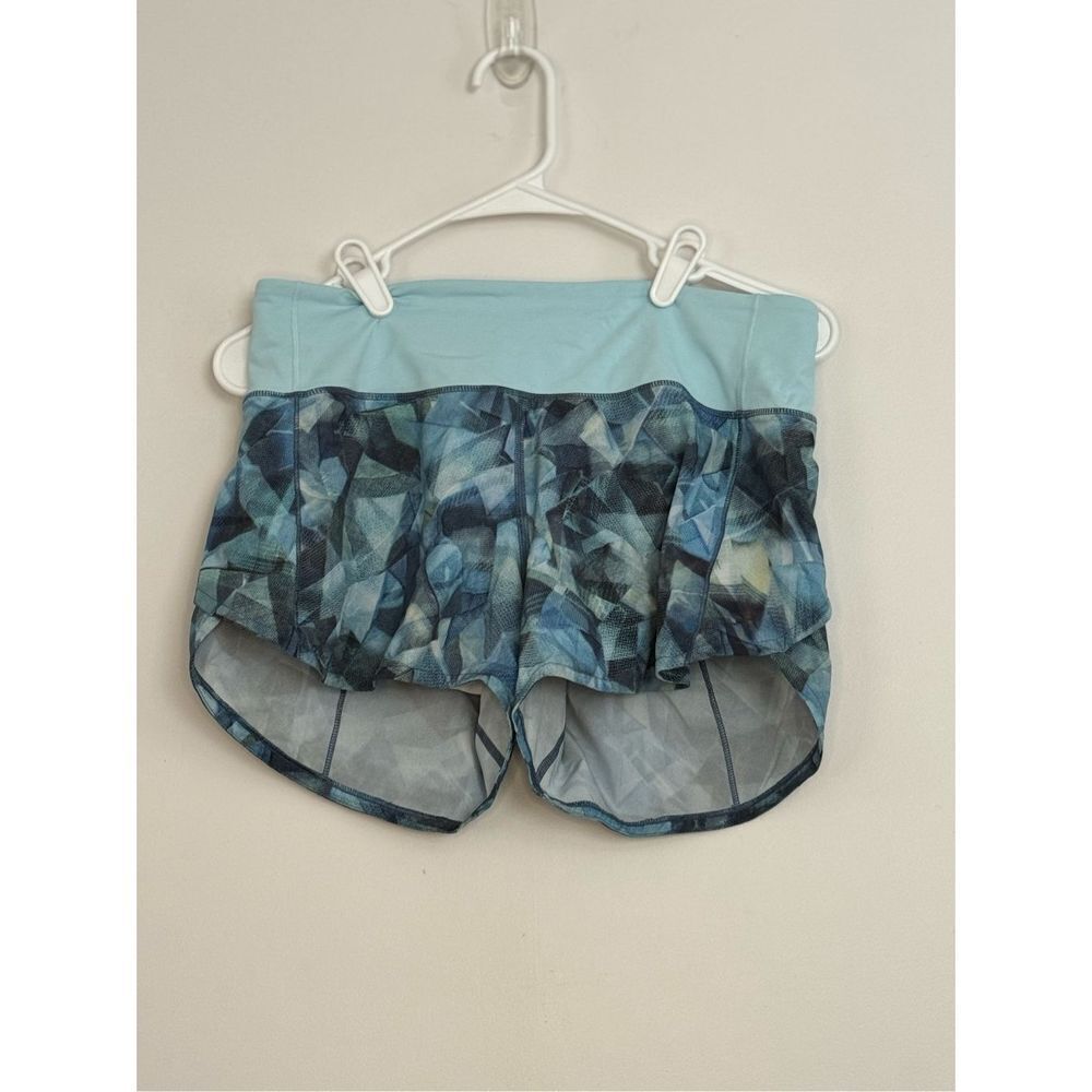 Lululemon speed up city shadow alpine snow shorts size 6 tall